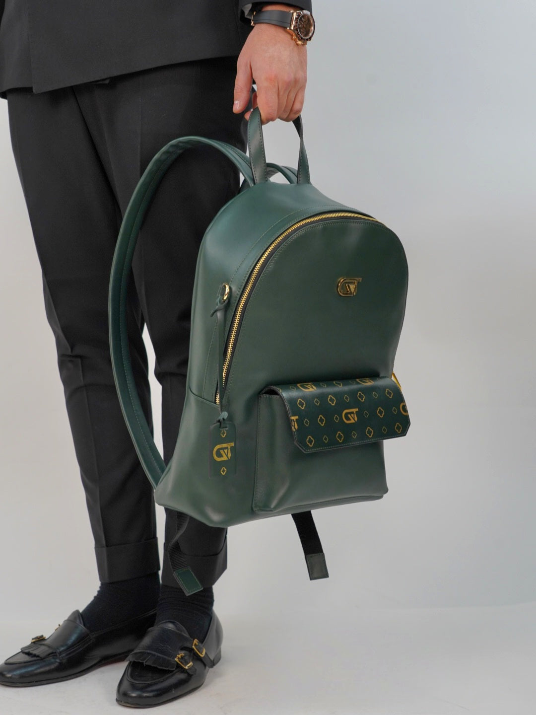 Zaino monogram verde