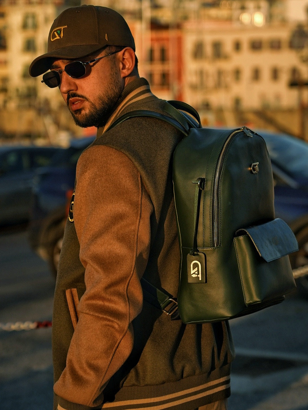 Zaino monogram verde